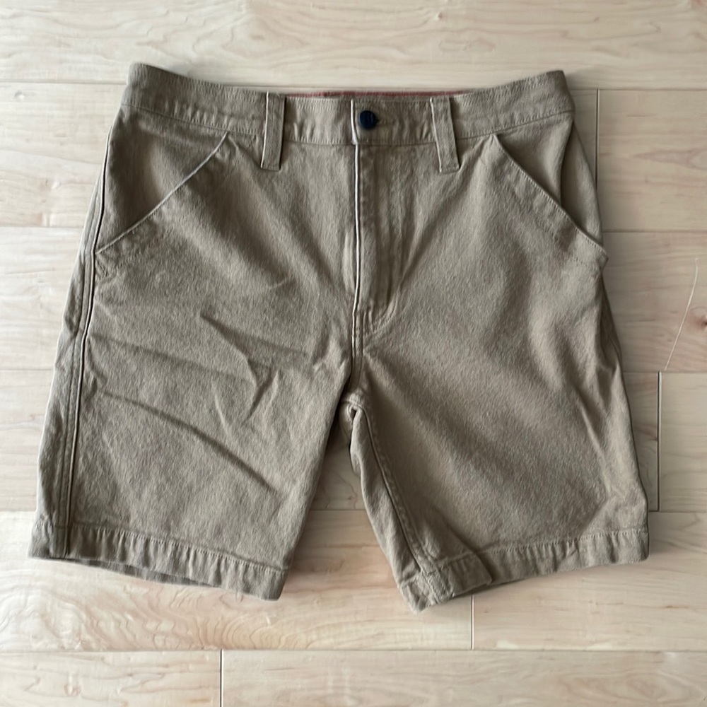 American Giant Roughneck Short - Mens Size 30, Khaki, New